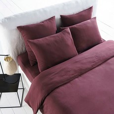 La Redoute 素色被套+枕頭套, 李子