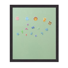 파란들칠판 일반/파스텔시리즈 칼라보드, 그린+블랙, 1개