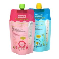 fisher-price 費雪 母乳儲存袋 200ml, 30入, 1組