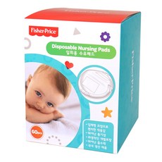 fisher-price 費雪 哺乳墊, 60張, 1盒