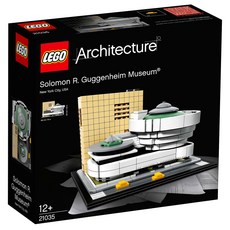 레고아키텍쳐 21035 솔로몬 R 구겐하임 박물관, 혼합 색상, 1개