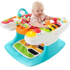 피셔프라이스 스텝앤플레이 피아노, 혼합 색상, 1개