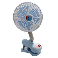 fisher-price 費雪 USB夾式風扇, 藍色, 1入
