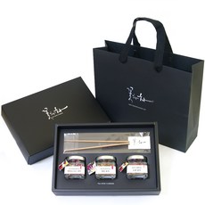 꽃보다차 아담한 꽃차 3종 선물세트, 황화코스모스 2.5g + 매화 5g + 도화 1.5g + 차집게 + 쇼핑백, 1세트