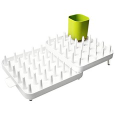 Joseph Joseph 餐具晾乾架 2入+餐具收納盒, 3層, 白色