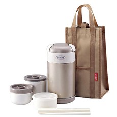 TIGER 虎牌 3層保溫飯盒 LWR-A, 單色, 1套