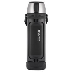 TIGER 虎牌 背帶式收納提把保溫瓶 MHK-A200, 銀色, 2L