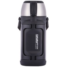 TIGER 虎牌 背帶式收納提把保溫瓶 MHK-A120, 銀色, 1.2L