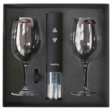 SCHOTT ZWIESEL 紅酒杯 2入+電動開瓶器, 1套, 單色
