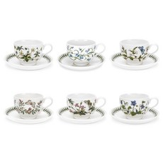 포트메리온 보타닉가든 신형 T형 커피잔 6인조, 랜덤 발송, 1세트