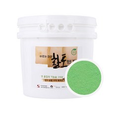 바르는 천연 황토벽지, 그린, 10L, 1개