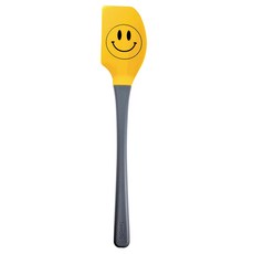 토볼로 나일론 핸들 알뜰주걱 스마일리 페이스, Yellow, 1개