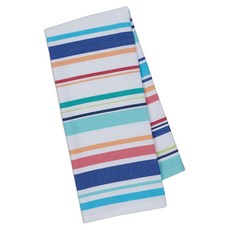 Design Imports 비치 킨 스트라이프 디쉬타월 키친크로스 45.7 x 71.1cm, 혼합 색상, 1개