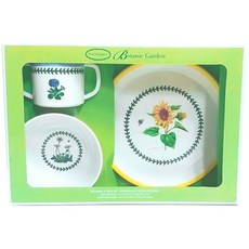 Portmerion 植物園兒童餐具套裝, 混色, 盤子+碗+杯子