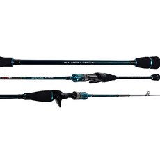 Banax Hades Ika Metal Game 海釣竿 C762ULS, Black + Green