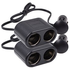 와인 로코 2구 차량용 소켓 블랙, 2개