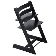 스토케 트립트랩 유아 하이체어, 블랙