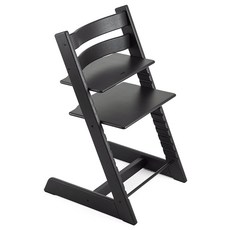 스토케 트립트랩 프리미엄 오크 컬렉션 하이체어, 오크 블랙