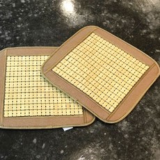 La Pomme 3D透氣竹蓆坐墊 2入, 混色