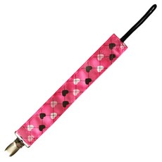 아가프라 맘스핑거 노리개젖꼭지홀더, 하트핫핑크, 1개