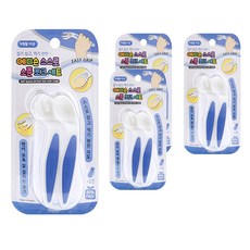 에디슨 스스로 스푼 포크 세트, 블루, 4세트