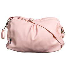 스와비넥스 레더 라이크 스트롤러 기저귀가방, 핑크