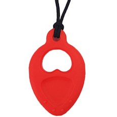 AGAFURA 心形項鍊固齒器, 紅色, 1個