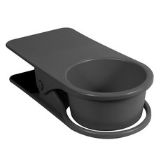 히키스 집게형 테이블 컵 홀더, 블랙, 1개