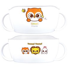 Edison 愛迪生 Friends系列多功能碗, 白色, 2入