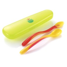 릿첼 외출용 소프트 이유스푼 2p + 케이스, 혼합 색상, 1세트