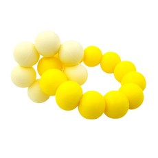 아가프라 구슬 치발기, 다크옐로우, 1개