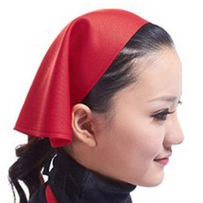 Ants 廚房用品素色衛生頭巾, 紅色, 3個