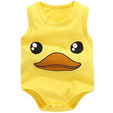 Mom's care 幼童可愛印花無袖包屁衣