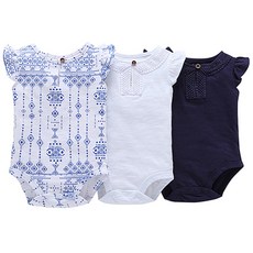 Mom's care 波西米亞緊身連身衣 3入組