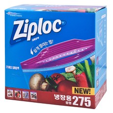 지퍼락 더블 지퍼백 중형, 중(M), 275개입, 1개