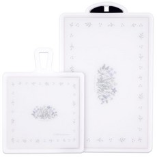 Corelle 康寧 印花砧板組, 1組, 砧板S號+砧板M號+砧板架