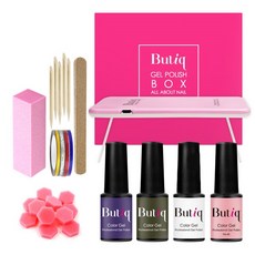 Butiq 粉盒 LED 凝膠美甲 11 款套組 D, 11種, 1套