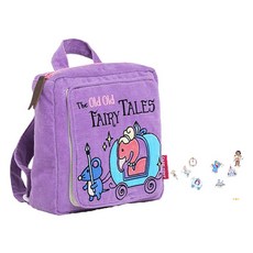 CARRI EIGHT 防走失背包+魔鬼氈貼布胸章 10款, 紫色