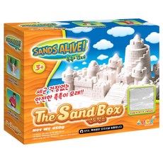 샌드얼라이브 촉촉이 모래놀이, 화이트, 450g, 1개
