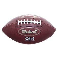 마크워트 신세틱 레더 풋볼 미식축구공, M14, 1개