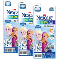 넥스케어 겨울왕국 아동용 3중필터 마스크, 2개입, 3개