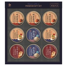 계절어보 통조림 선물세트 9호 + 쇼핑백, 1세트
