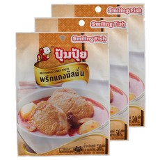 스마일링피쉬 무사만 커리맛 페이스트, 50g, 3개