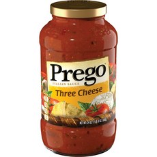 프레고 이탈리안 소스 쓰리 치즈 글루텐 프리 저지방, 680g, 1개
