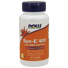 나우푸드 썬-E 400 소프트젤 글루텐 프리, 60정, 1개