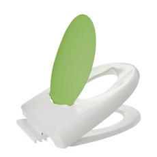 브리즈 무소음 유아겸용 변기커버, 그린, 1개