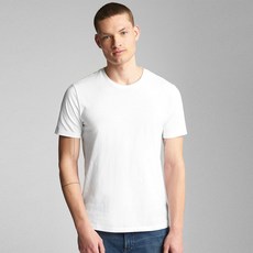 갭 남성용 에센셜 셔츠 슬리브 크루넥 티셔츠
