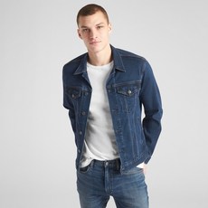 갭 남성용 소프트 웨어 아이콘 데님 자켓