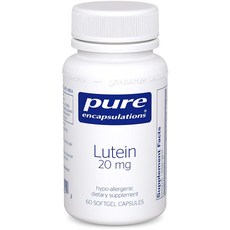 퓨어인캡슐레이션 루테인 20mg 소프트젤 캡슐, 1개, 60정