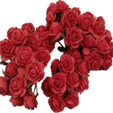 페이퍼블라섬 open rose 북아트재료 saa005 20mm, 혼합 색상, 50개입